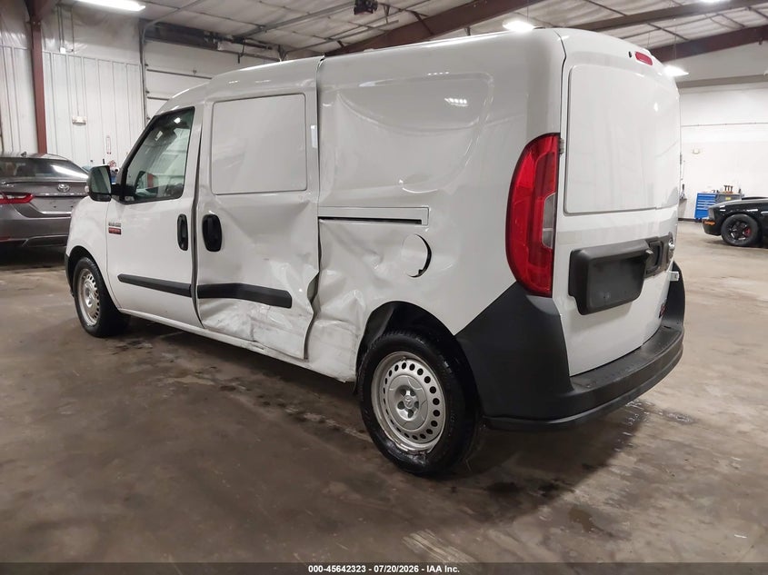 Vin: zfbhrfab7k6n44428, lot: 46140846, ram promaster city tradesman 20193