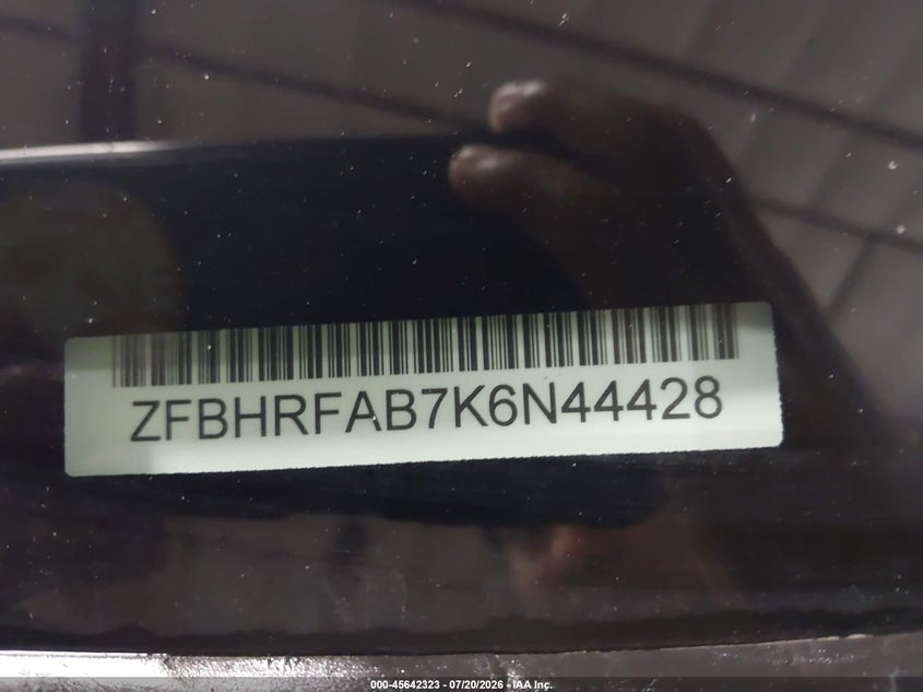 2019 Ram Promaster City Tradesman VIN: ZFBHRFAB7K6N44428 Lot: 45642323