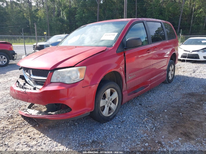 Vin: 2c4rdgbgxdr723610, lot: 46140863, dodge grand caravan se 20132