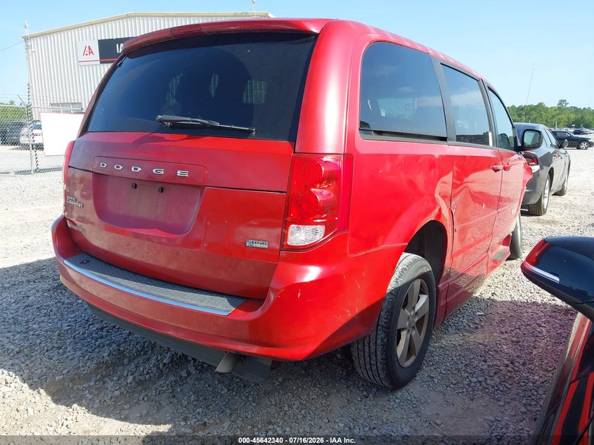Vin: 2c4rdgbgxdr723610, lot: 46140863, dodge grand caravan se 20134
