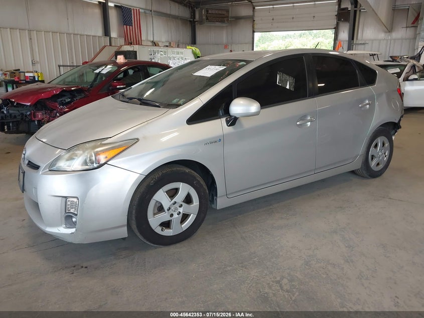 2010 Toyota Prius, Удар сзади, IAAI, VIN JTDKN3DU0A0216148 — фото 2