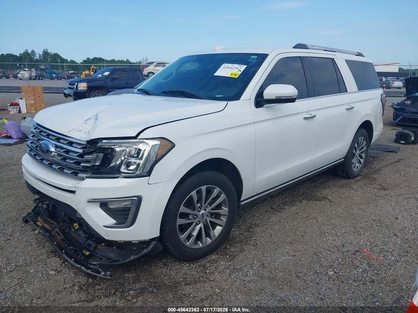 Vin: 1fmjk2at2jea08345, lot: 46140885, ford expedition max limited 20182