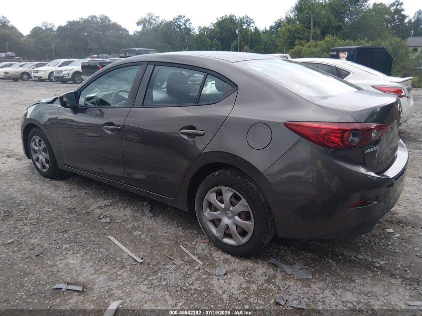 Vin: jm1bm1u75e1159981, lot: 46140915, mazda mazda3 i sport 20143