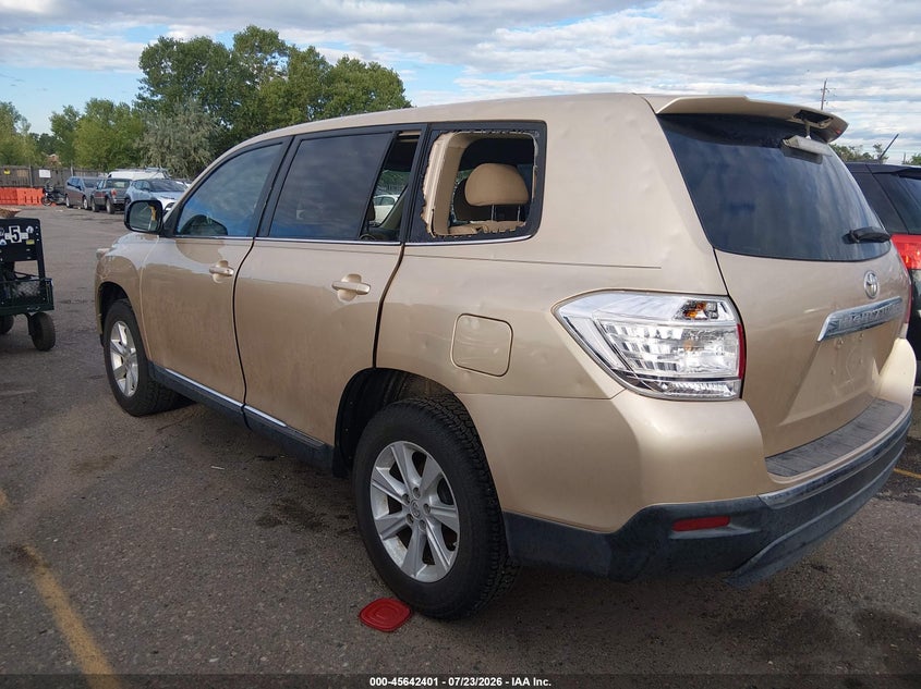 Vin: 5tdza3ehxbs009051, lot: 46140924, toyota highlander 20113