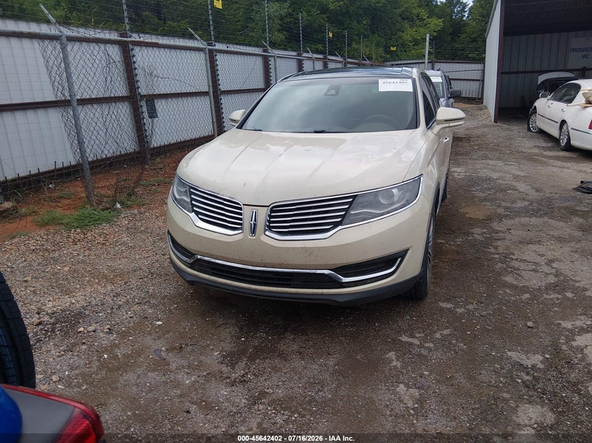 2016 Lincoln Mkx Reserve VIN: 2LMPJ6LR1GBL35334 Lot: 45642402