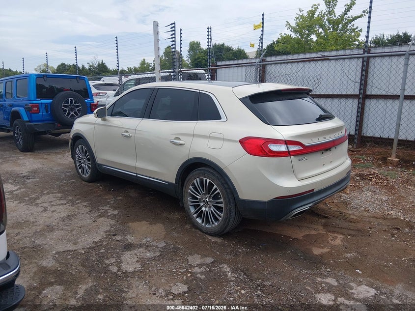 2016 Lincoln Mkx Reserve VIN: 2LMPJ6LR1GBL35334 Lot: 45642402