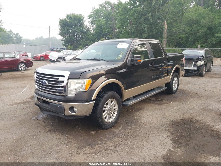 2013 Ford F-150, Front End, IAAI, VIN 1FTFW1EF2DFA57962 — photo 2