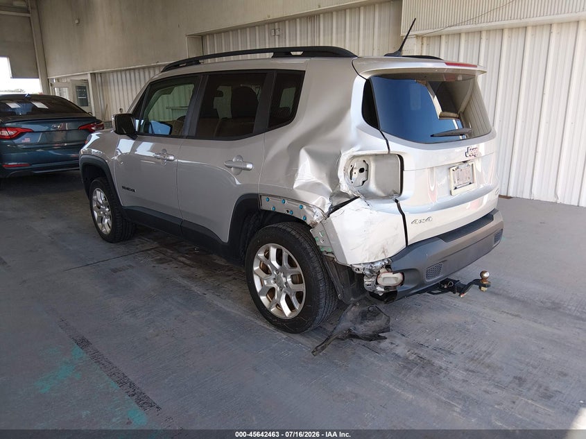 2017 Jeep Renegade Latitude VIN: ZACCJBBBXHPG27542 Lot: 45642463