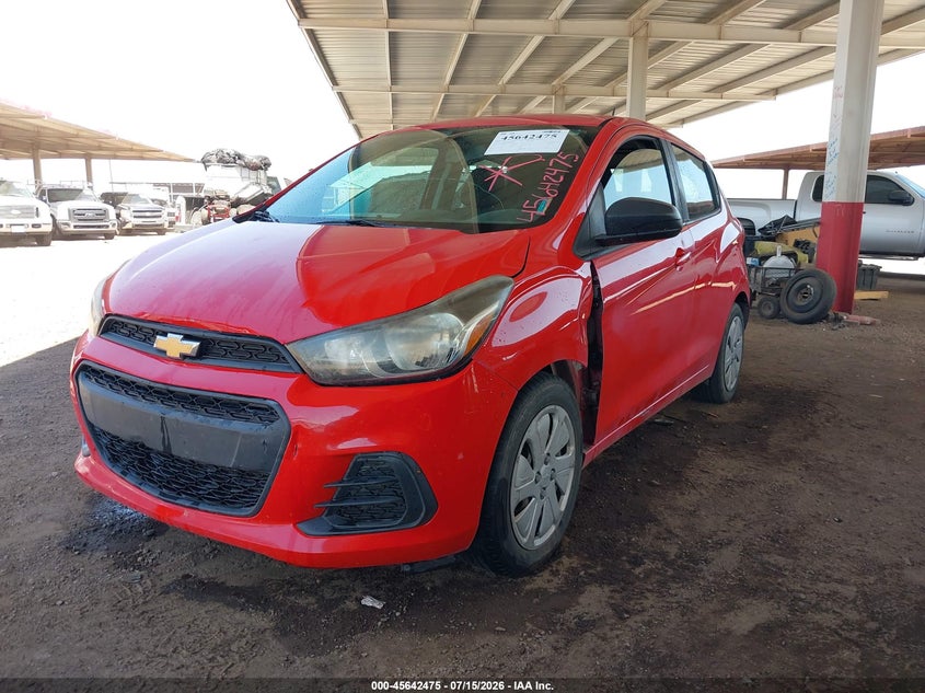 Vin: kl8cb6sa4hc741447, lot: 46140998, chevrolet spark ls cvt 20172