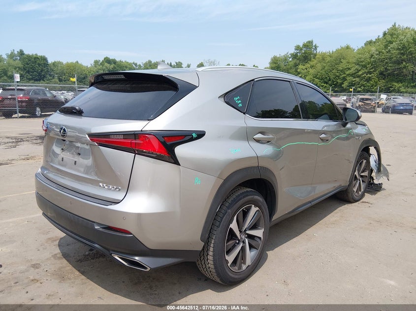 2020 Lexus Nx 300 VIN: JTJGARDZ7L5012904 Lot: 45642512