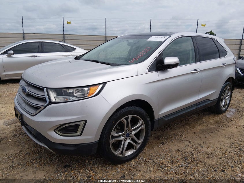 Vin: 2fmpk3k92gbb05908, lot: 46141044, ford edge titanium 20162