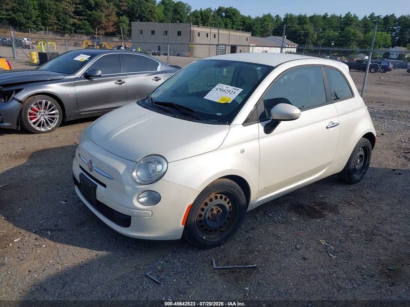2012 Fiat 500 Pop VIN: 3C3CFFARXCT119424 Lot: 45642523