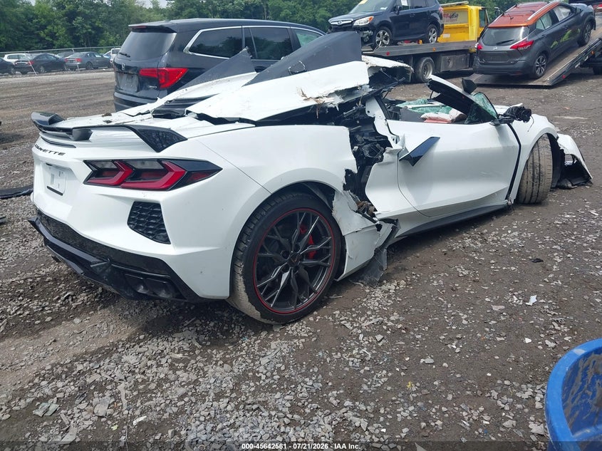 Vin: 1g1yb3d49p5130781, lot: 46141084, chevrolet corvette stingray rwd  2lt 20234