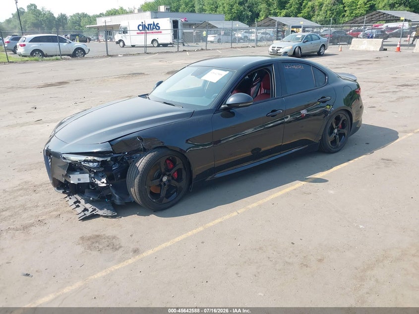 2017 Alfa Romeo Giulia Rwd VIN: ZARFAEBNXH7531700 Lot: 45642588