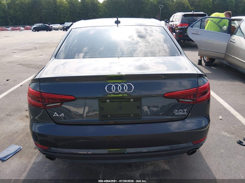 2017 Audi A4 Premium VIN: WAUANAF44HN029891 Lot: 45642591