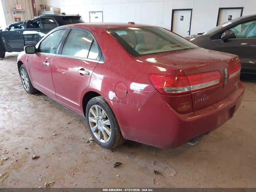 2010 LINCOLN MKZ auction photo 3