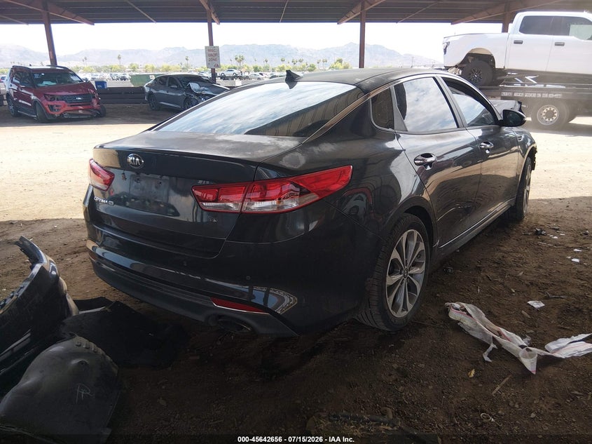 Vin: 5xxgt4l31gg085541, lot: 46141179, kia optima lx 20164