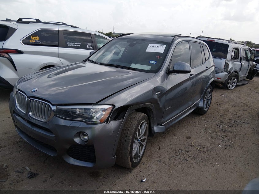 2015 BMW X3 Sdrive28I VIN: 5UXWZ7C59F0M82748 Lot: 45642667