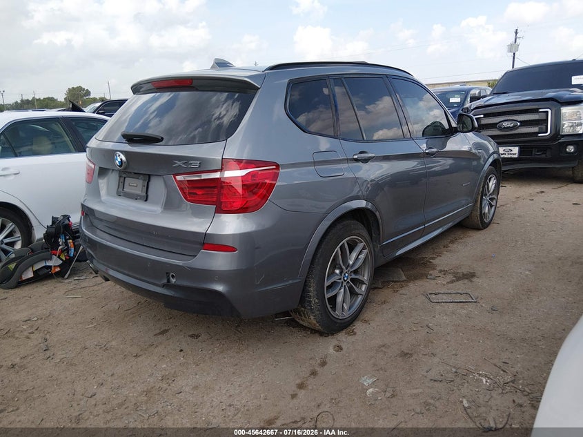 2015 BMW X3 Sdrive28I VIN: 5UXWZ7C59F0M82748 Lot: 45642667