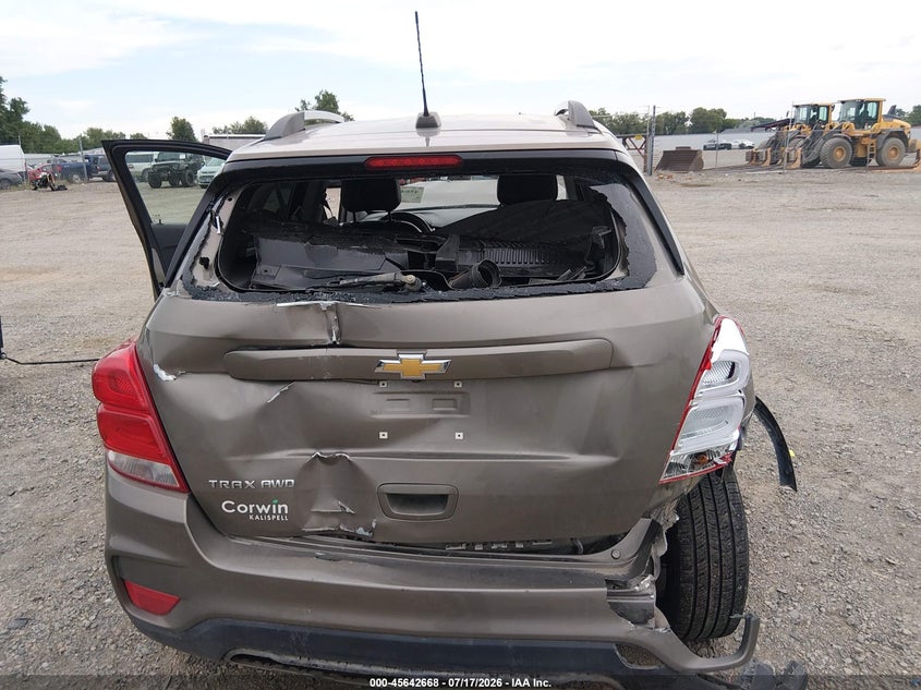 2021 Chevrolet Trax Awd Lt VIN: KL7CJPSB8MB343762 Lot: 45642668