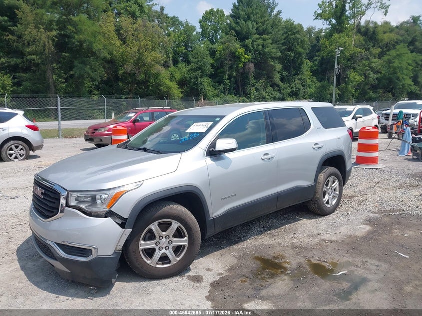 Vin: 1gkknrlaxjz166286, lot: 46141208, gmc acadia sle-1 20182
