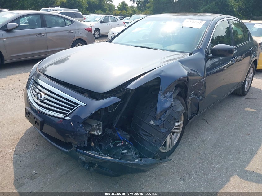 2013 Infiniti G37X VIN: JN1CV6AR0DM355122 Lot: 45642718