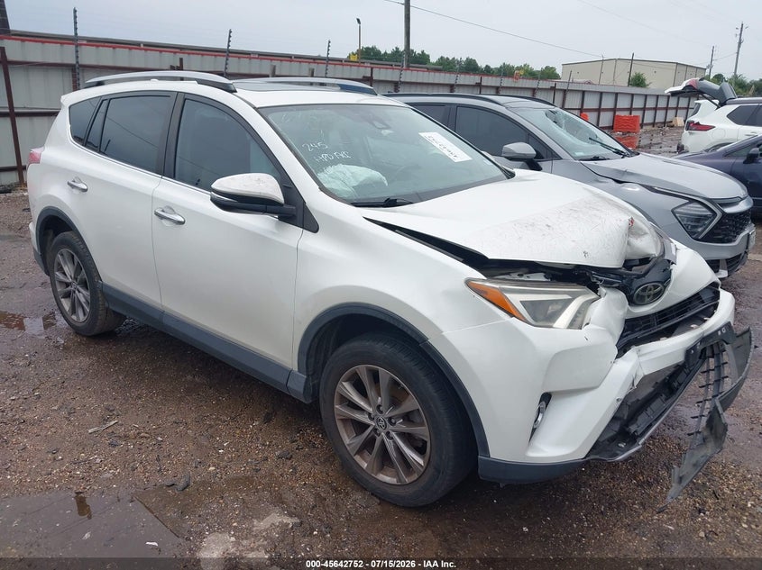 2018 Toyota Rav4 Limited, Front, IAAI, VIN JTMYFREV5JJ156590