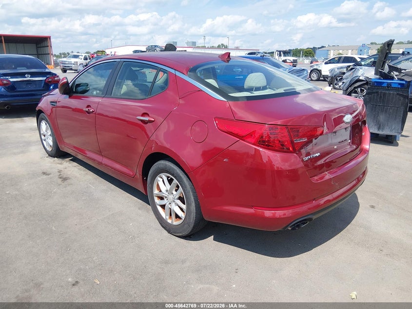 Vin: 5xxgm4a7xdg245138, lot: 46141292, kia optima lx 20133