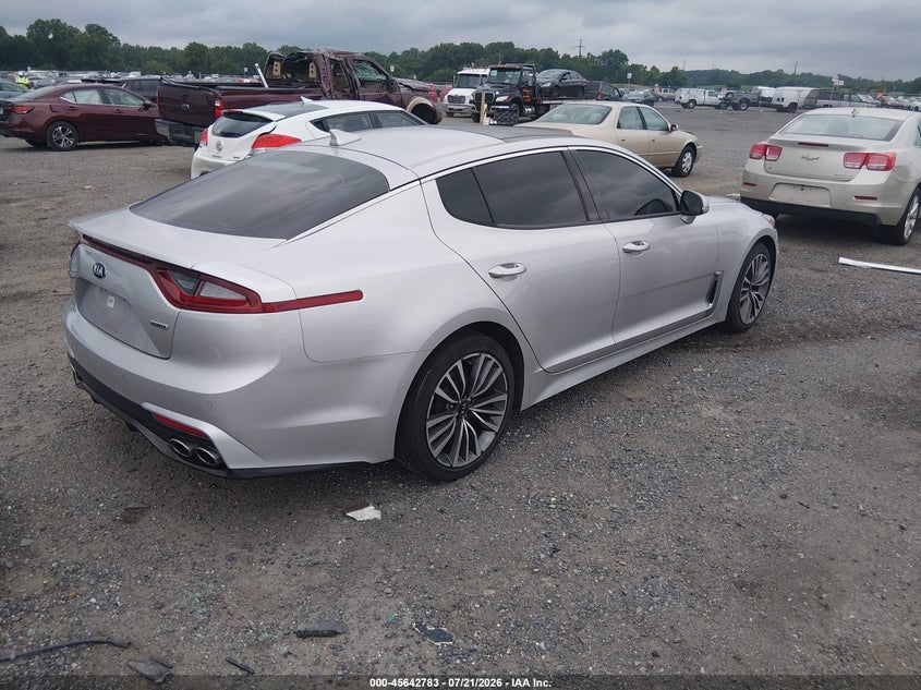 Vin: knae25laxj6023010, lot: 46141306, kia stinger premium 20184
