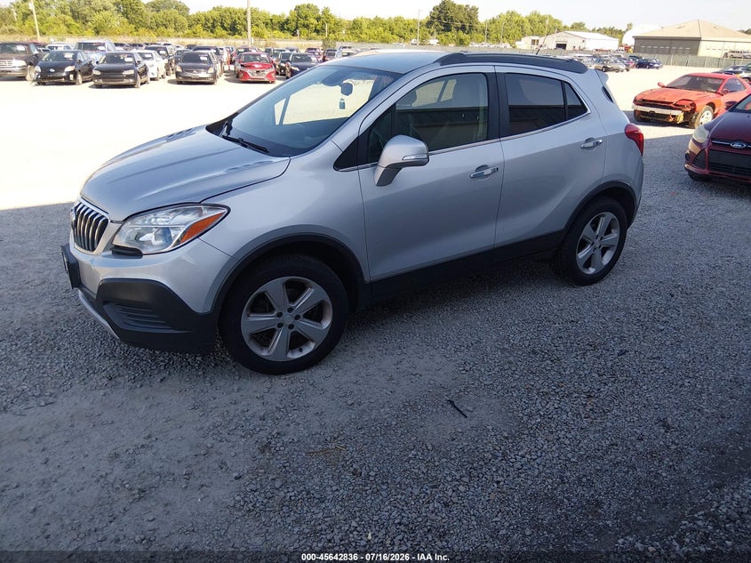 Vin: kl4cjasb5fb080806, lot: 46141359, buick encore 20152