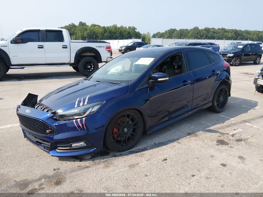 Vin: 1fadp3l91gl309743, lot: 46141379, ford focus st 20162