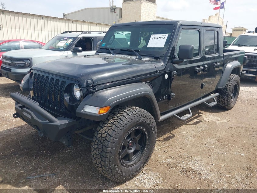Vin: 1c6hjtag6ll115922, lot: 46141397, jeep gladiator sport s 4x4 20202
