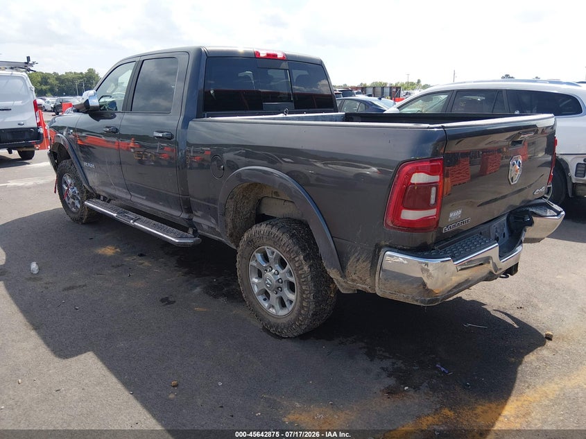Vin: 3c6ur5fl3mg654022, lot: 46141398, ram 2500 laramie  4x4 6'4 box 20213