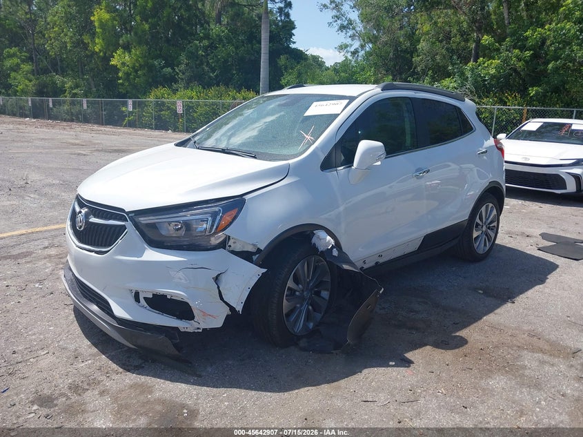 Vin: kl4cjasbxkb823132, lot: 46141430, buick encore fwd preferred 20192