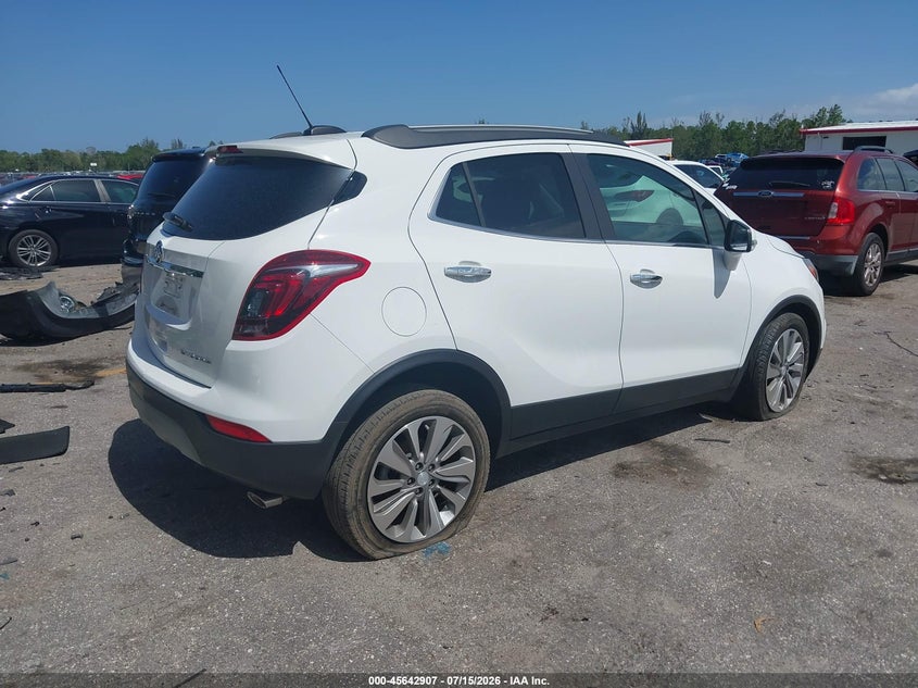 Vin: kl4cjasbxkb823132, lot: 46141430, buick encore fwd preferred 20194