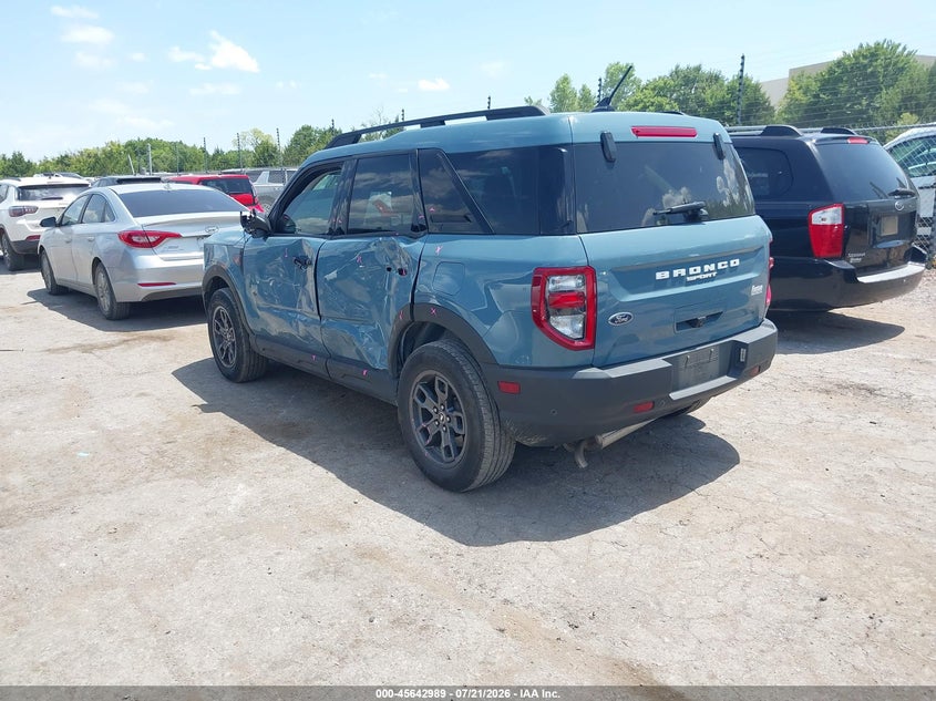 2022 Ford Bronco Sport Big Bend VIN: 3FMCR9B65NRD37551 Lot: 45642989