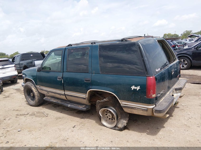 1999 GMC Yukon Slt Gm Buypower VIN: 1GKEK13R0XJ796273 Lot: 45643003