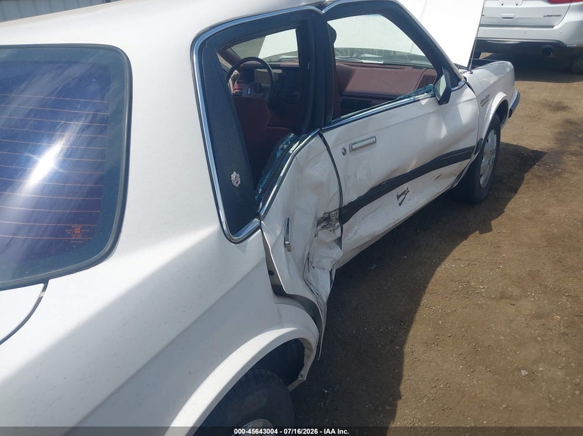 1992 Oldsmobile Cutlass Ciera S VIN: 1G3AL54N7N6435794 Lot: 45643004