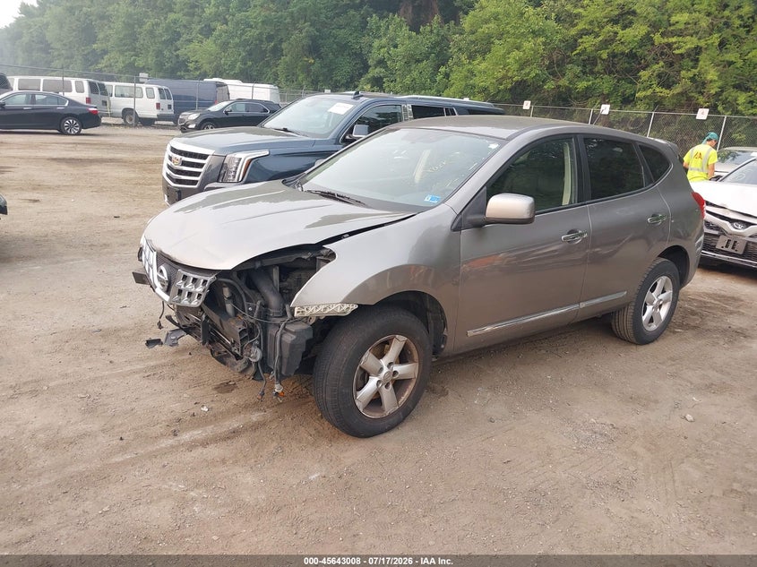 2013 Nissan Rogue, Front End, IAAI, VIN JN8AS5MV9DW666203 — photo 2