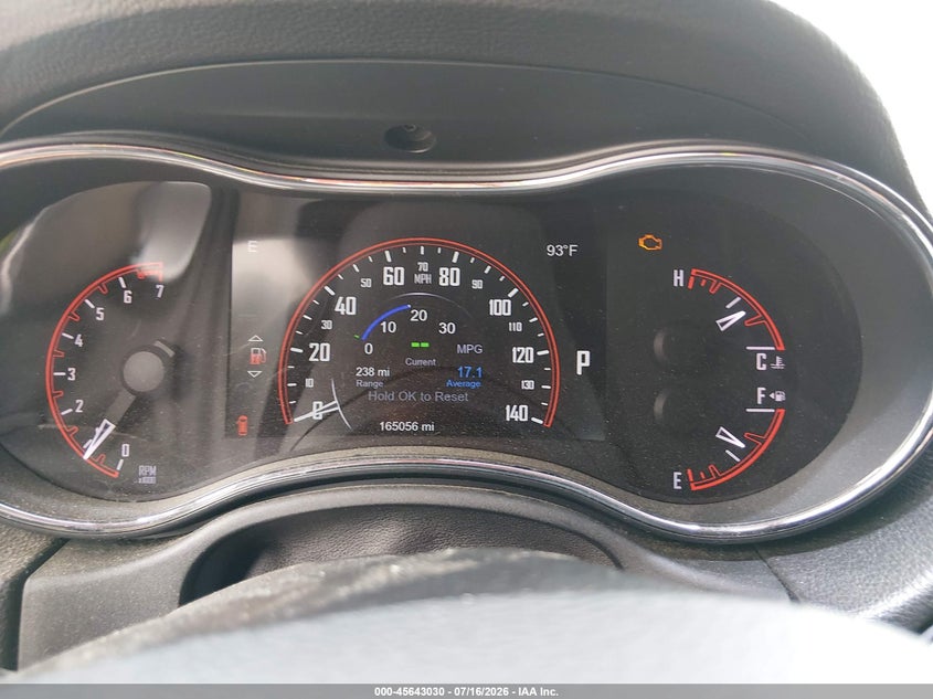 2014 Dodge Durango Sxt VIN: 1C4RDHAG4EC428147 Lot: 45643030