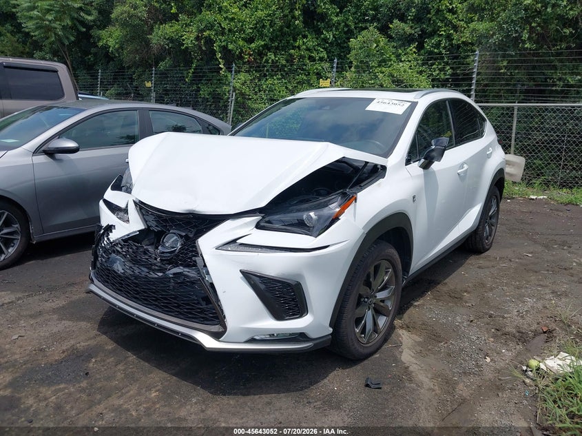 Vin: jtjsarbz6m5032348, lot: 46141575, lexus nx 300 f sport 20212