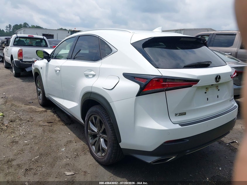 Vin: jtjsarbz6m5032348, lot: 46141575, lexus nx 300 f sport 20213