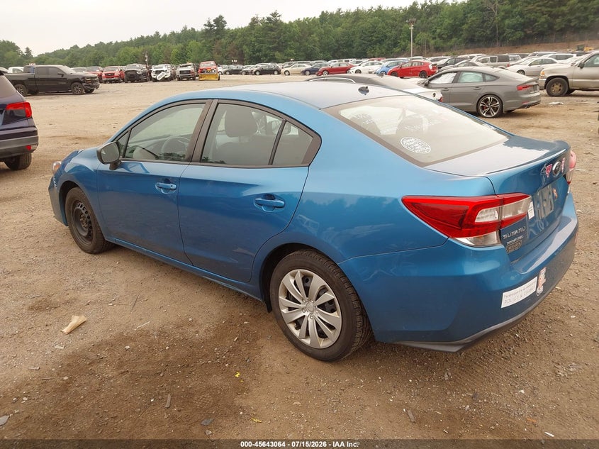 Vin: 4s3gkaa66h3602221, lot: 46141587, subaru impreza 2.0i 20173