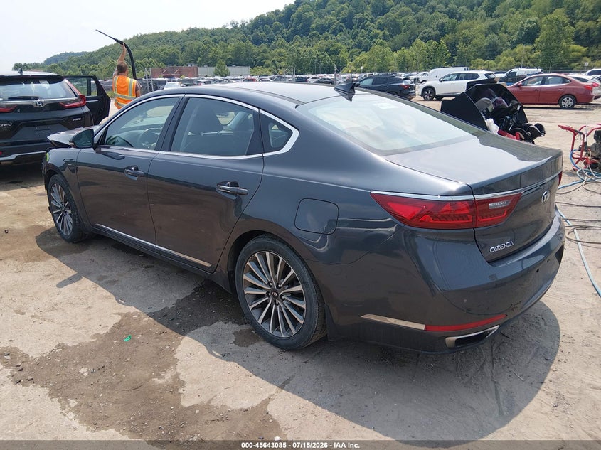 Vin: knalc4j18h5072479, lot: 46141608, kia cadenza technology 20173