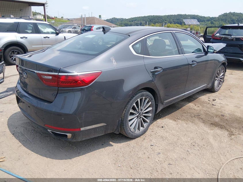 Vin: knalc4j18h5072479, lot: 46141608, kia cadenza technology 20174