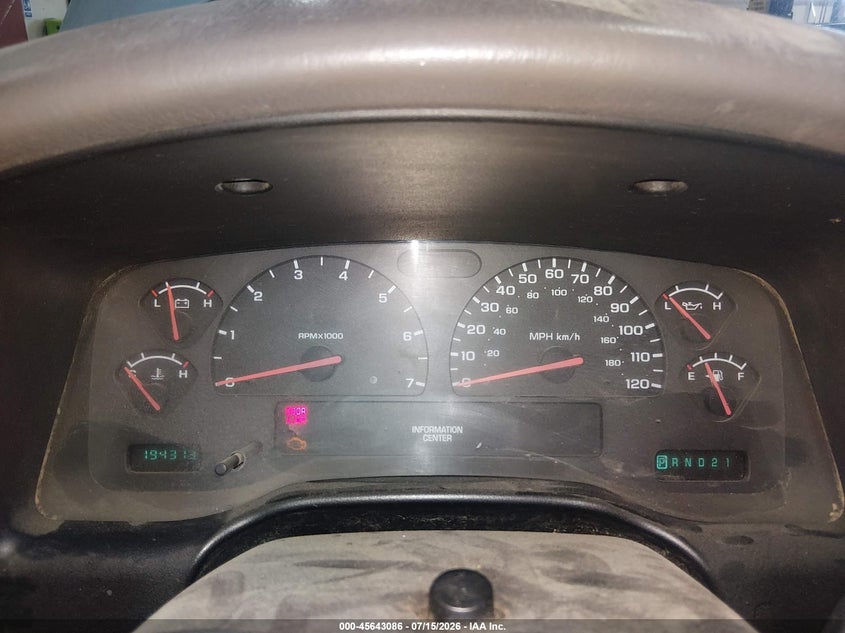 2002 Dodge Dakota VIN: 1B7FL16X92S601975 Lot: 45643086
