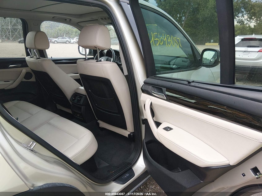 2013 BMW X3 xDrive28I VIN: 5UXWX9C57D0A09903 Lot: 45643087