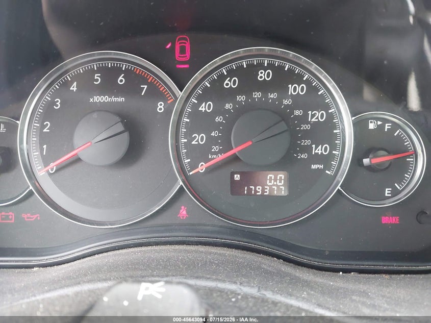 2009 Subaru Legacy 2.5I VIN: 4S3BL616496218720 Lot: 45643094