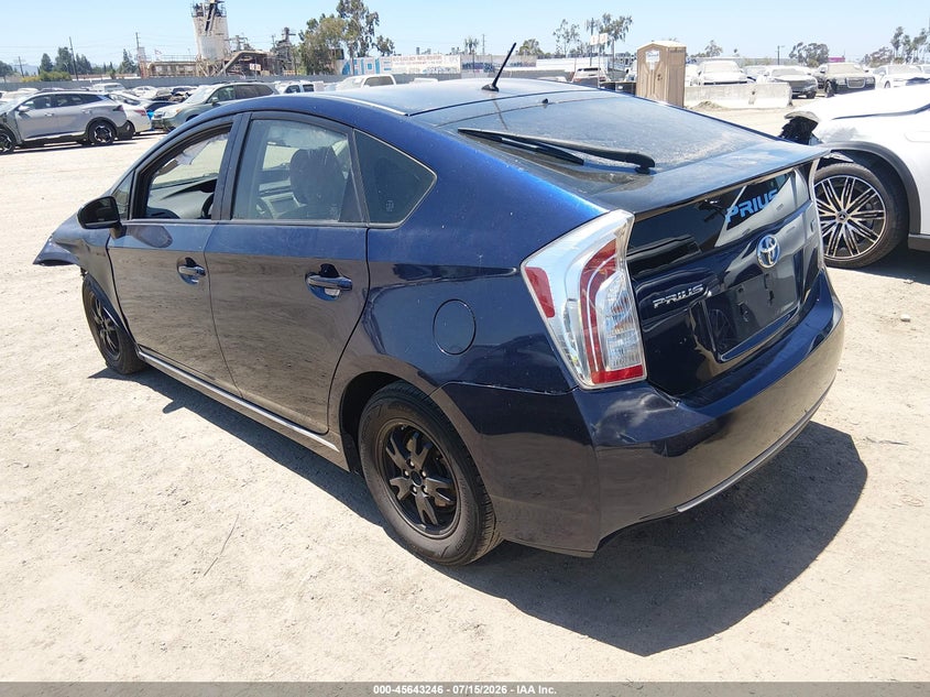 2014 TOYOTA PRIUS auction photo 3