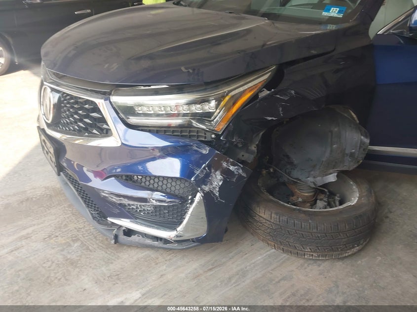 2019 Acura Rdx Technology Package VIN: 5J8TC2H57KL018885 Lot: 45643258